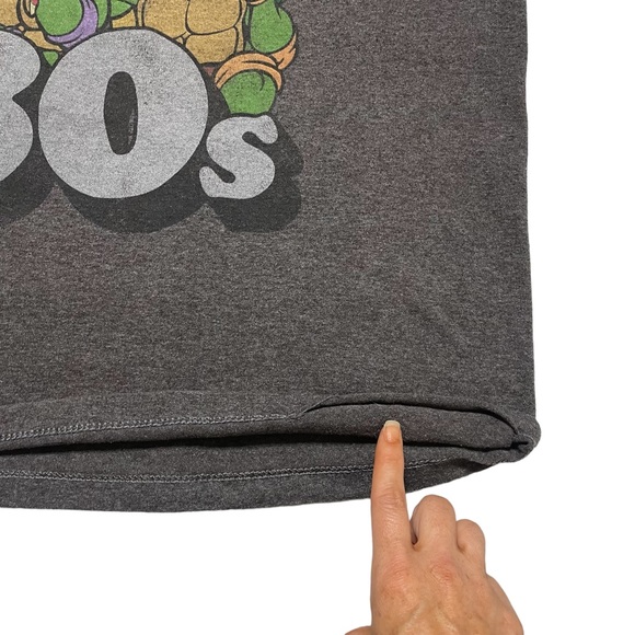 Nickelodeon Teenage Mutant Ninja Turtles Ladies Love the 80s Graphic Tee - Picture 5 of 5